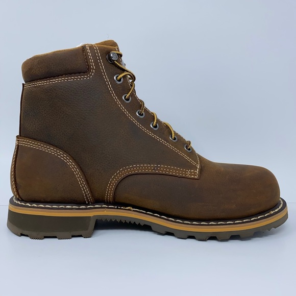 Carhartt Soft Toe 6" Waterproof Leather Work NEW - Picture 5 of 15